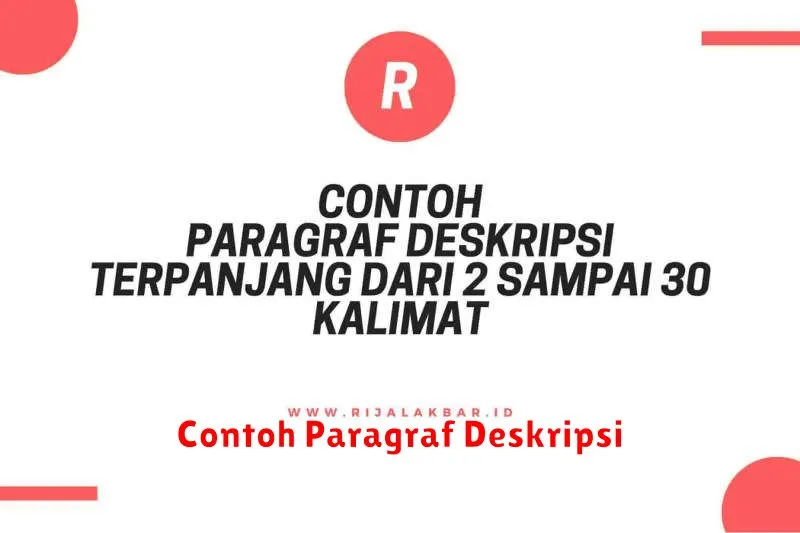 Contoh Paragraf Deskripsi