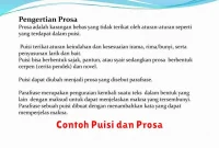 Contoh Puisi dan Prosa