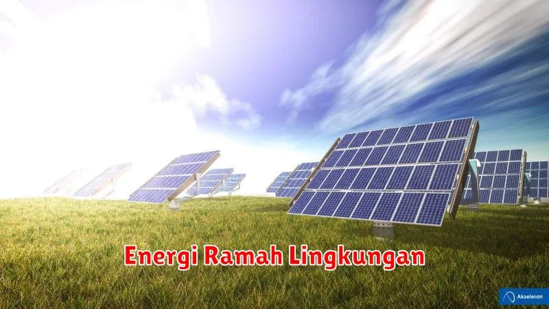 Energi Ramah Lingkungan