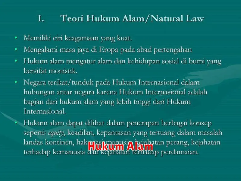 Hukum Alam