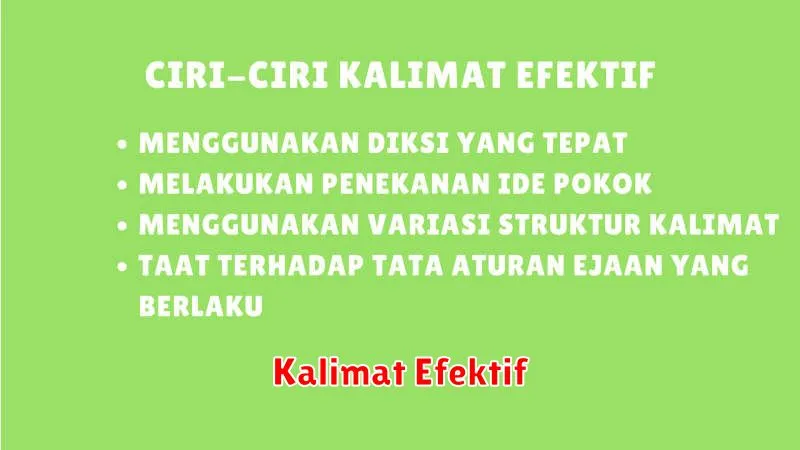 Kalimat Efektif