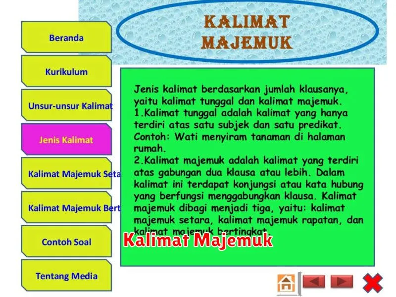 Kalimat Majemuk