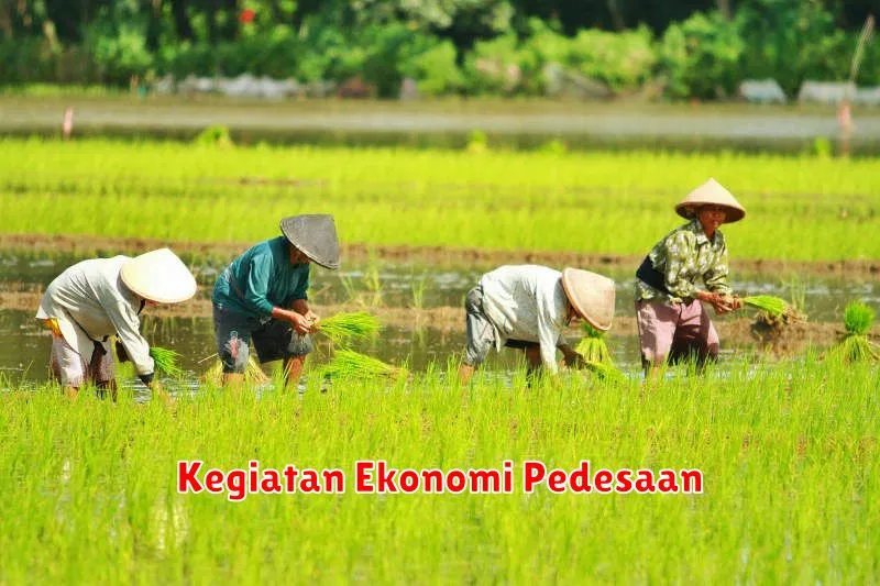 Kegiatan Ekonomi Pedesaan