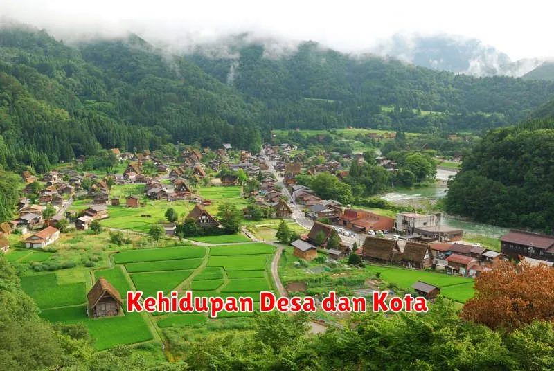 Kehidupan Desa dan Kota