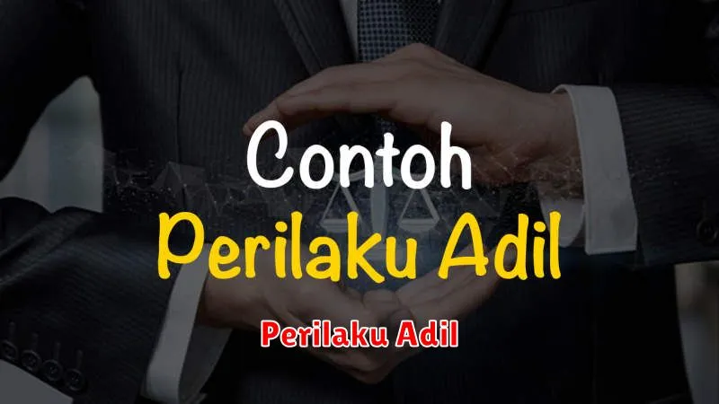 Perilaku Adil