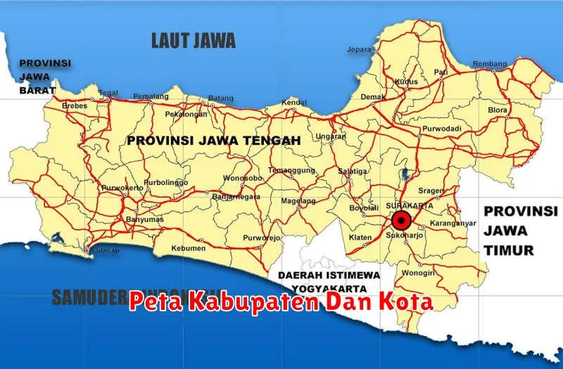 Peta Kabupaten Dan Kota