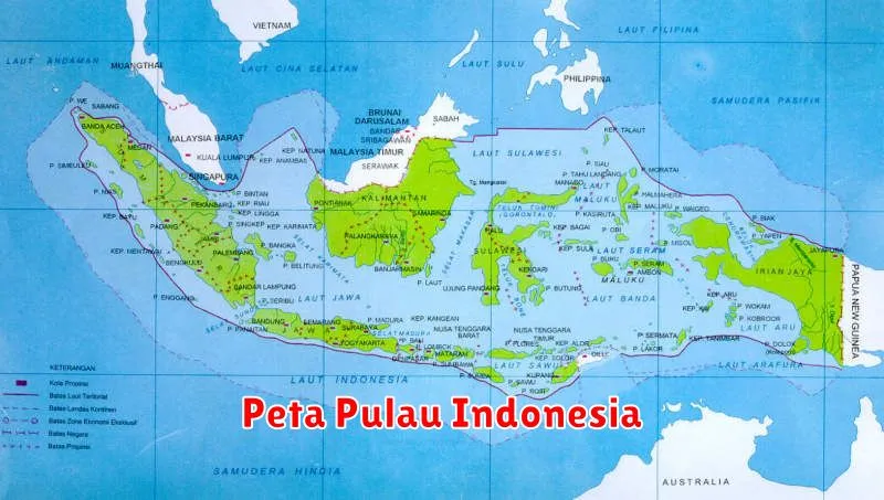 Peta Pulau Indonesia