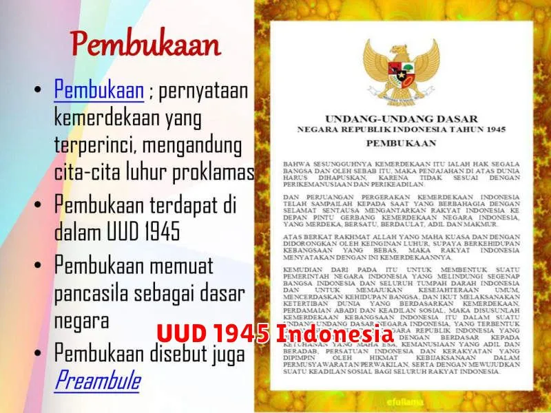 UUD 1945 Indonesia